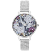 Olivia Burton Silver Stainless Steel Watch -   -  Olivia Burton.